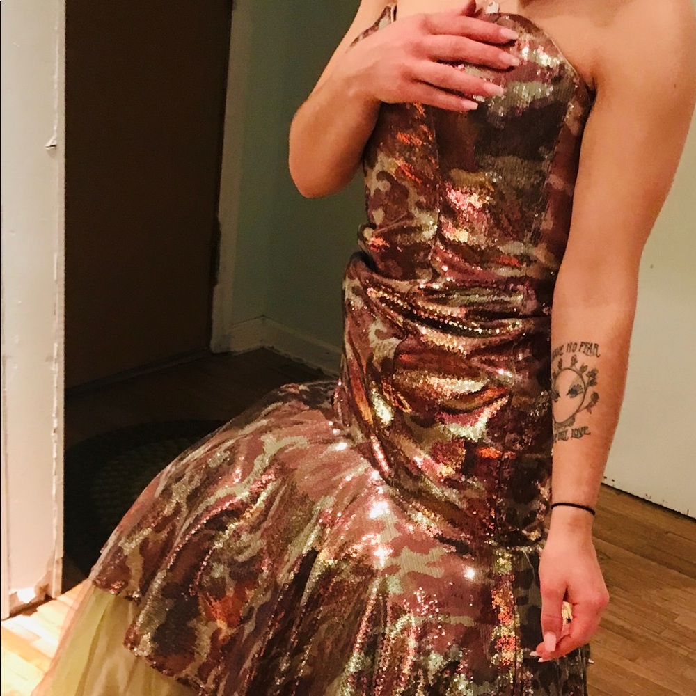 Jovani mermaid sequin dress